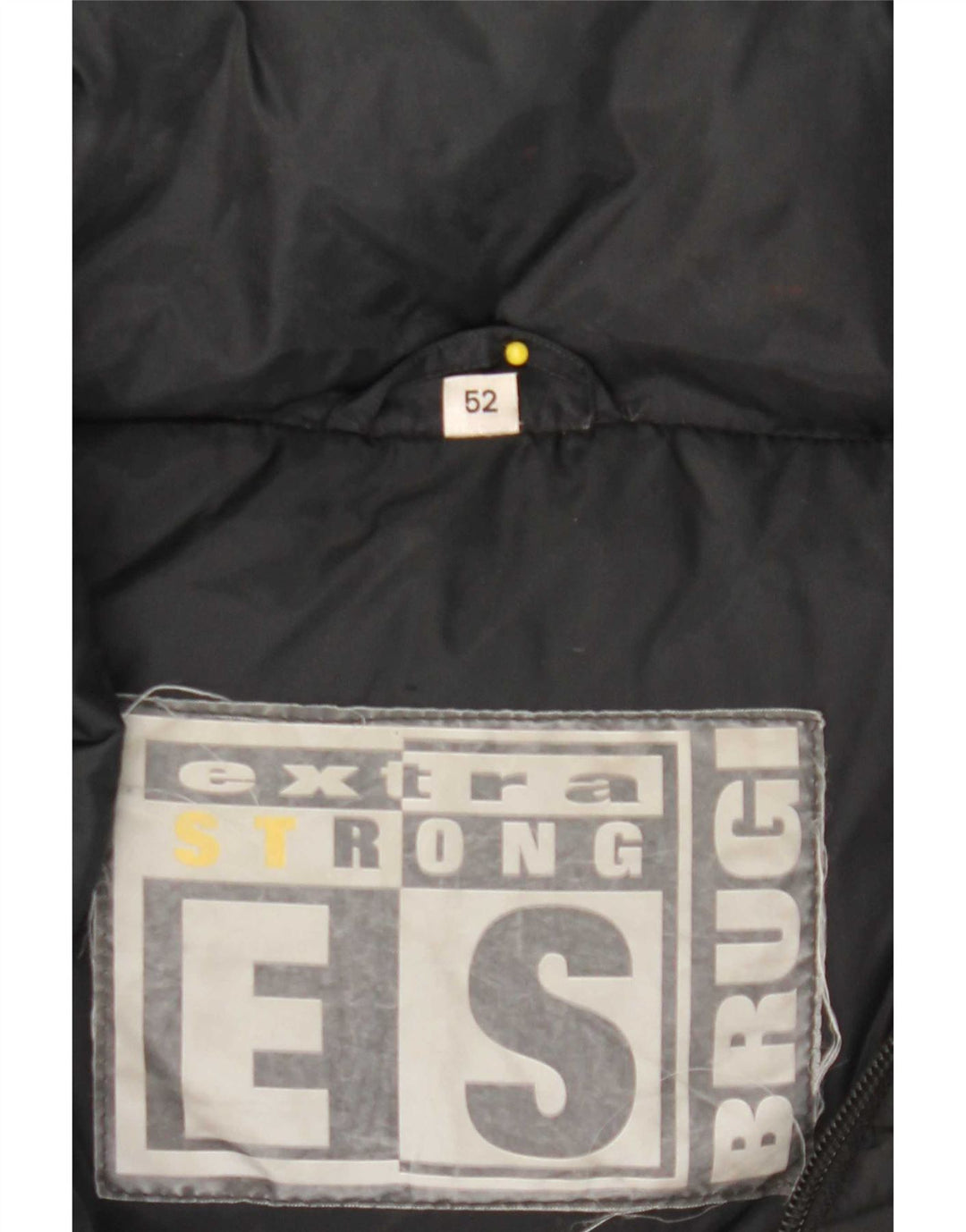 Jaqueta masculina acolchoada com capuz Brugi IT 52 XL poliamida preta