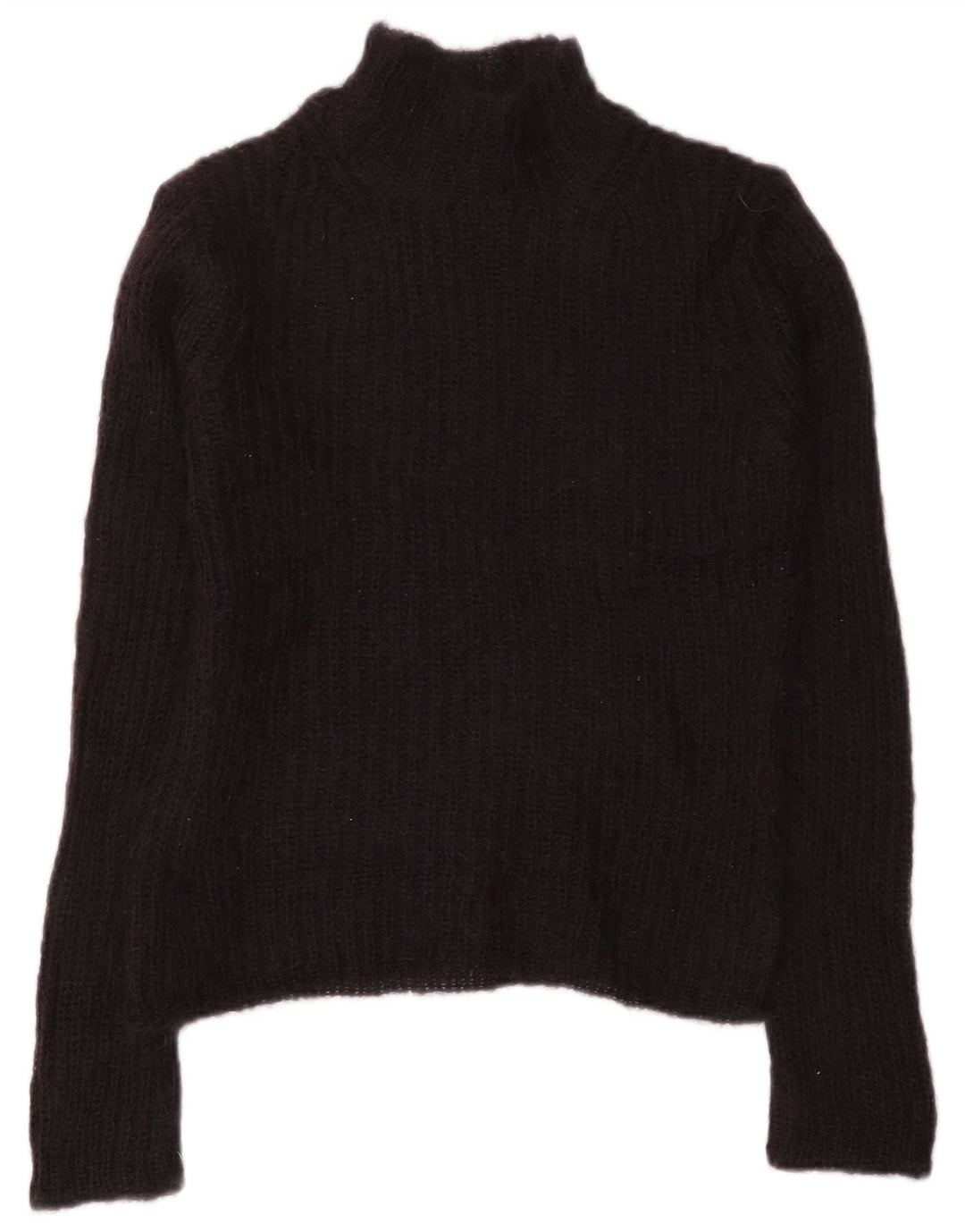 Suéter feminino com gola tartaruga French Connection Reino Unido 10 pequeno preto