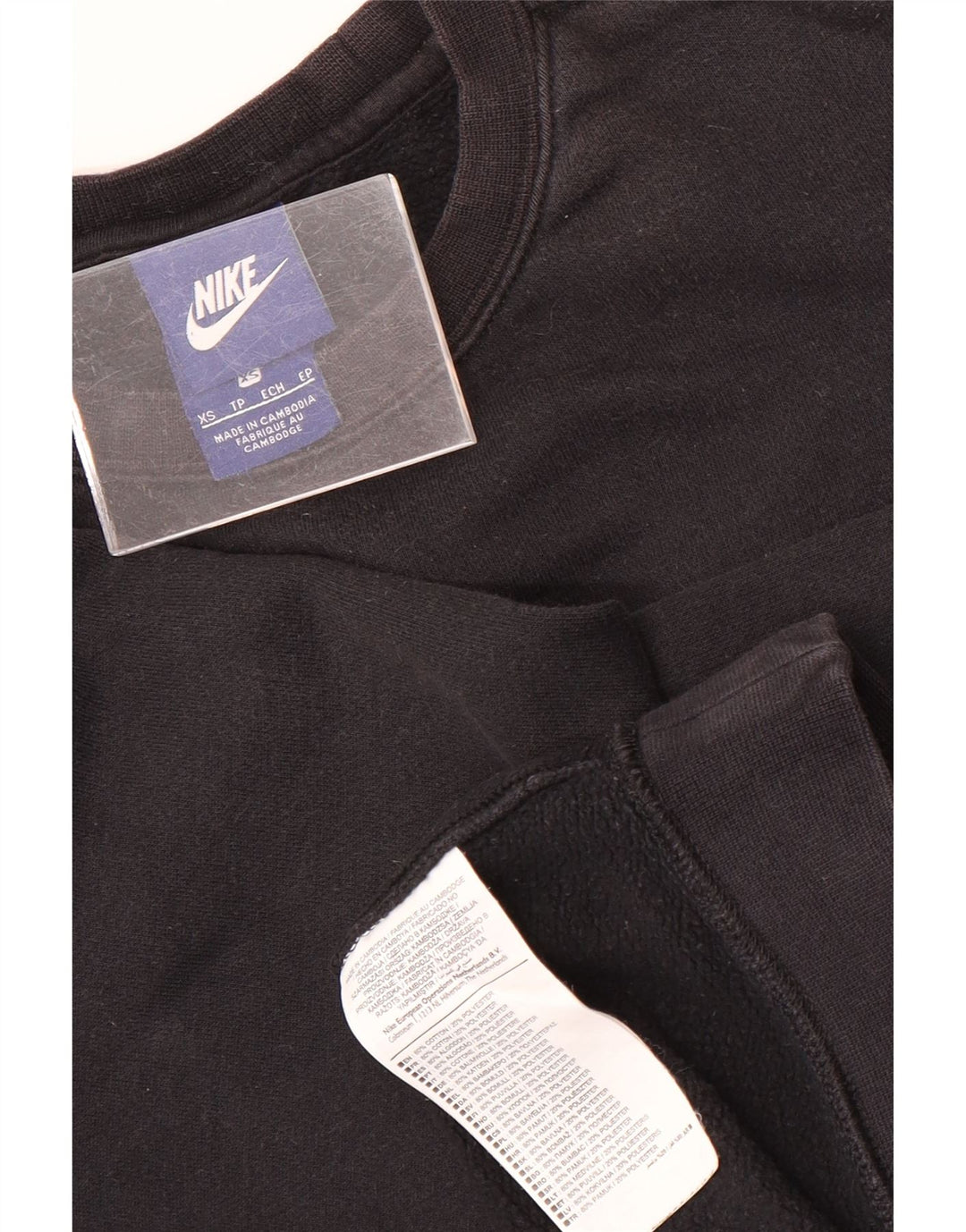 Moletom masculino Nike Jumper XS algodão preto