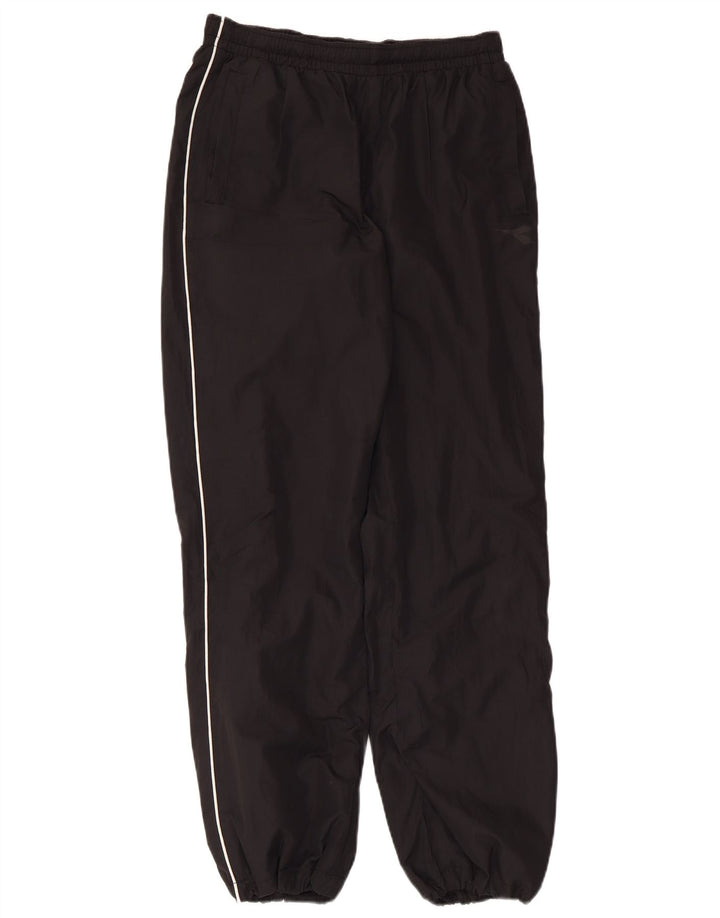 Calça de treino masculina Diadora Joggers poliéster preto médio