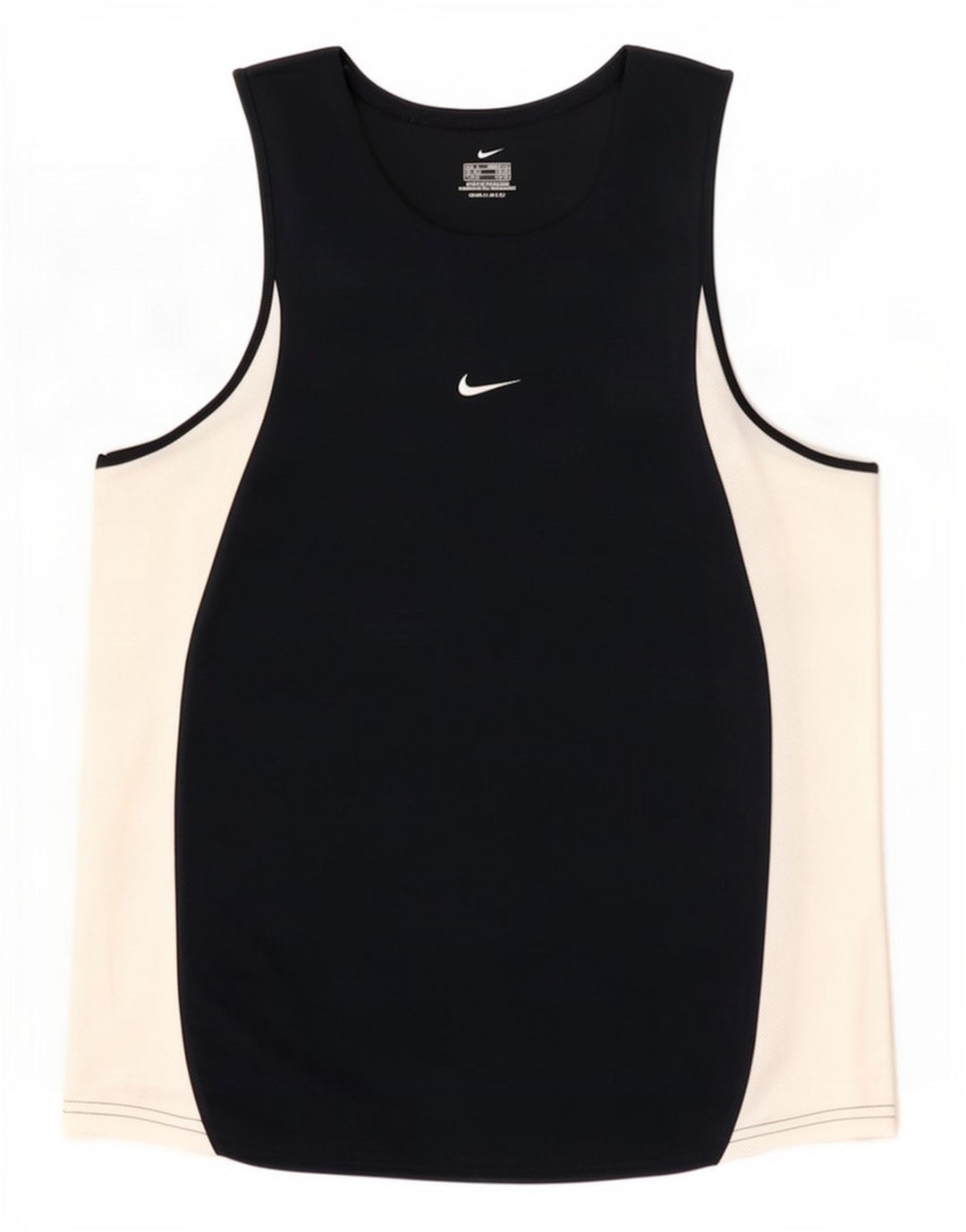 Nike Mens Dri Fit Vest Top Médio Azul Marinho Colourblock Poliéster