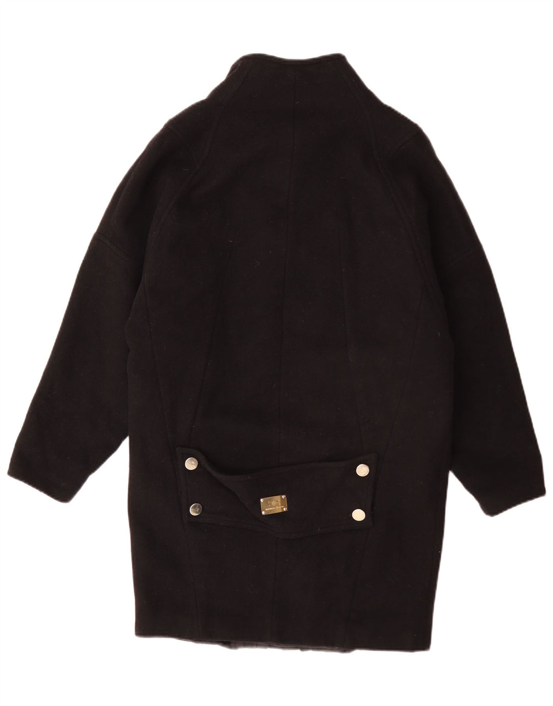 Sobretudo feminino Elisabetta Franchi IT 40 pequeno preto