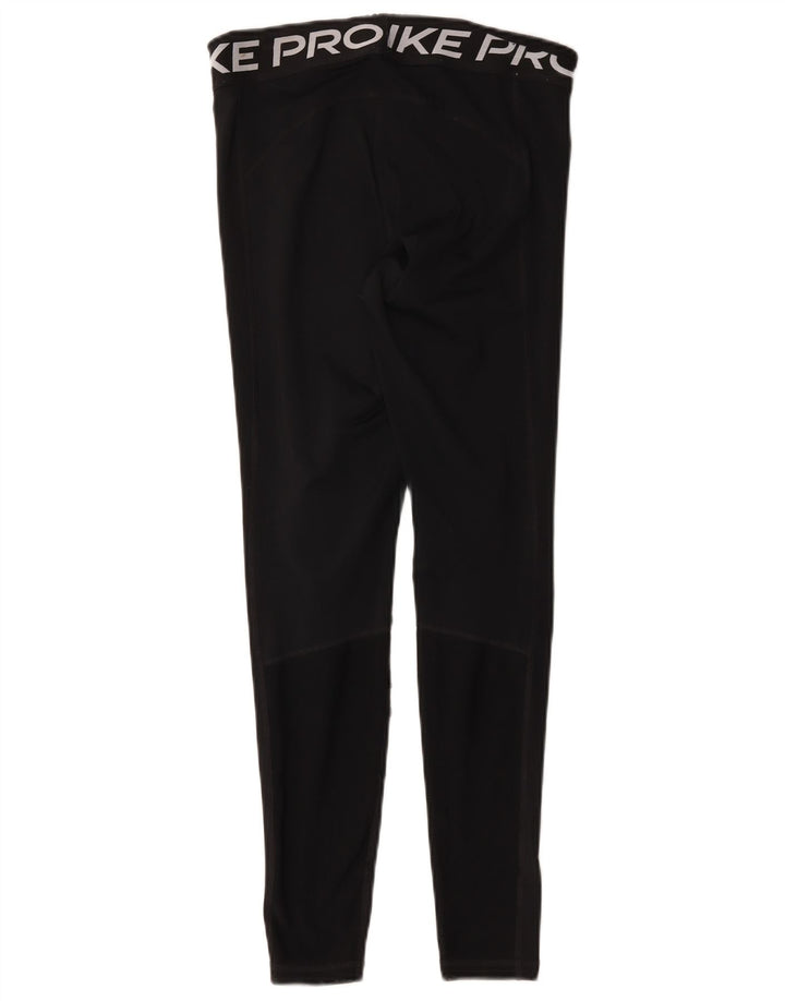 Fila Womens Dri Fit Graphic Leggings UK 12 Médio Preto Poliéster