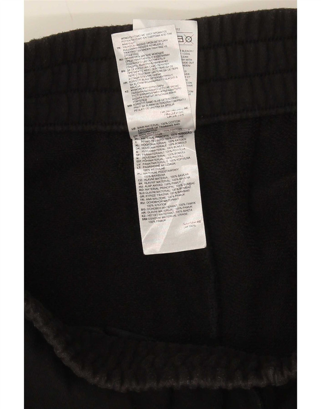 Adidas Mens Sport Shorts Grande Algodão Preto