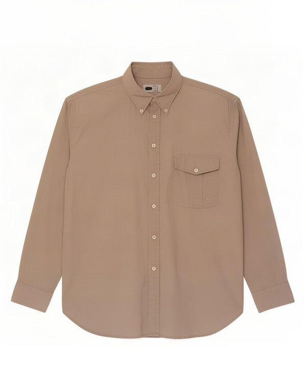 Camisa masculina Fila médio algodão bege