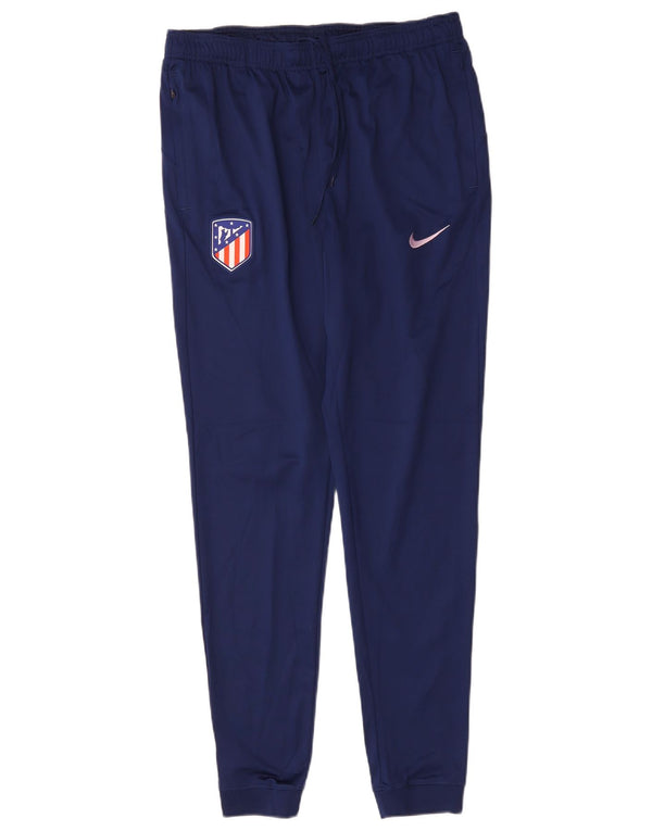Nike Mens Atlético Madrid Calças de treino Joggers Grande Azul Marinho