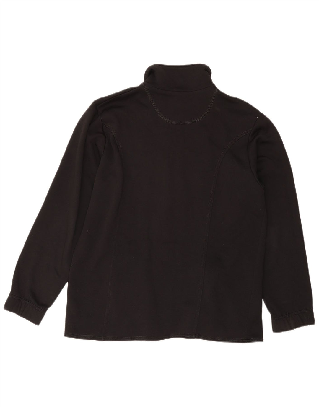 Jaqueta feminina FILA Graphic Tracksuit Top UK 14 Médio Preto Poliéster