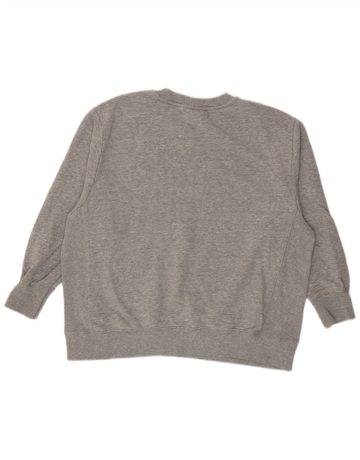 Zara Womens Harvard Graphic Oversized Moletom Jumper Reino Unido 10 Pequeno Cinza