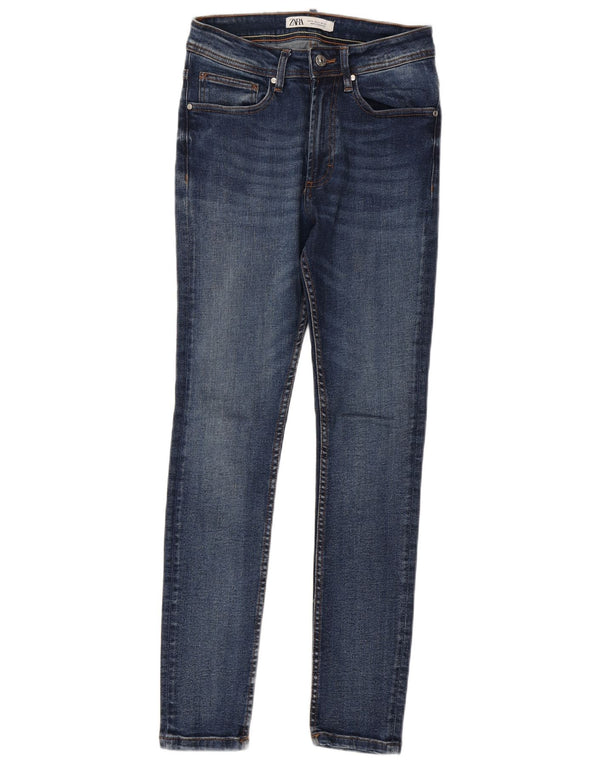 Zara Mens Skinny Jeans EU 36 XS W28 L29 Azul Algodão