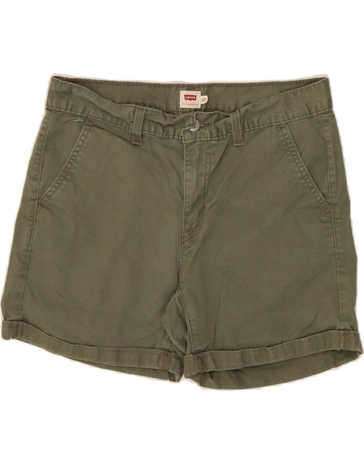 LEVI'S Womens Chino Shorts W30 Khaki Cotton Vintage Levi's and Second-Hand Levi's from Messina Hembry 