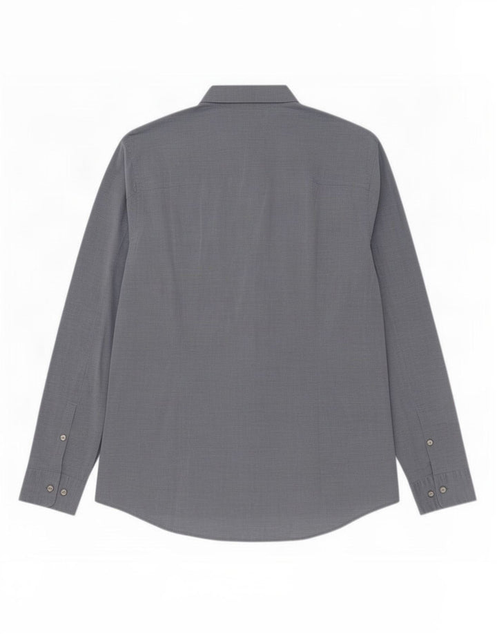 Camisa masculina Calvin Klein Jeans grande azul algodão
