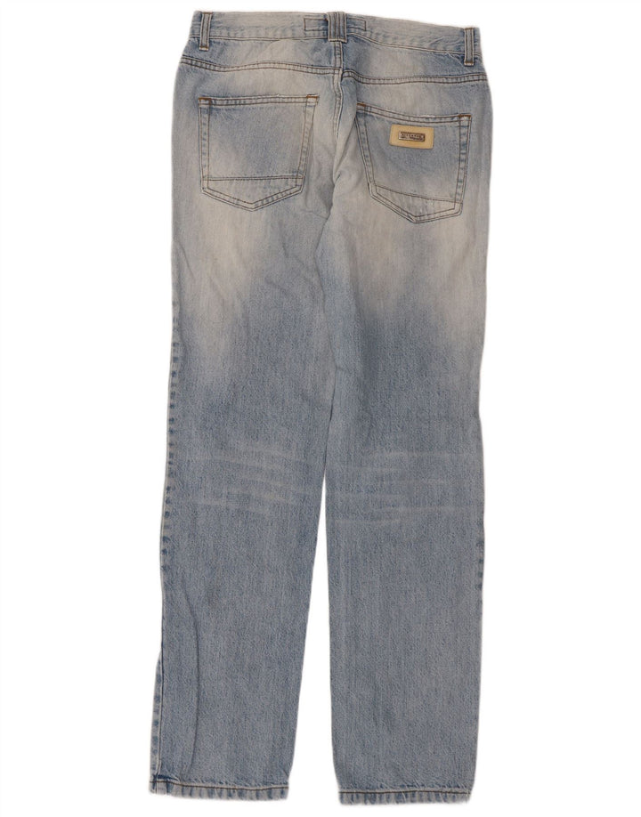 Richmond Mens Straight Jeans W32 L32 Azul Algodão