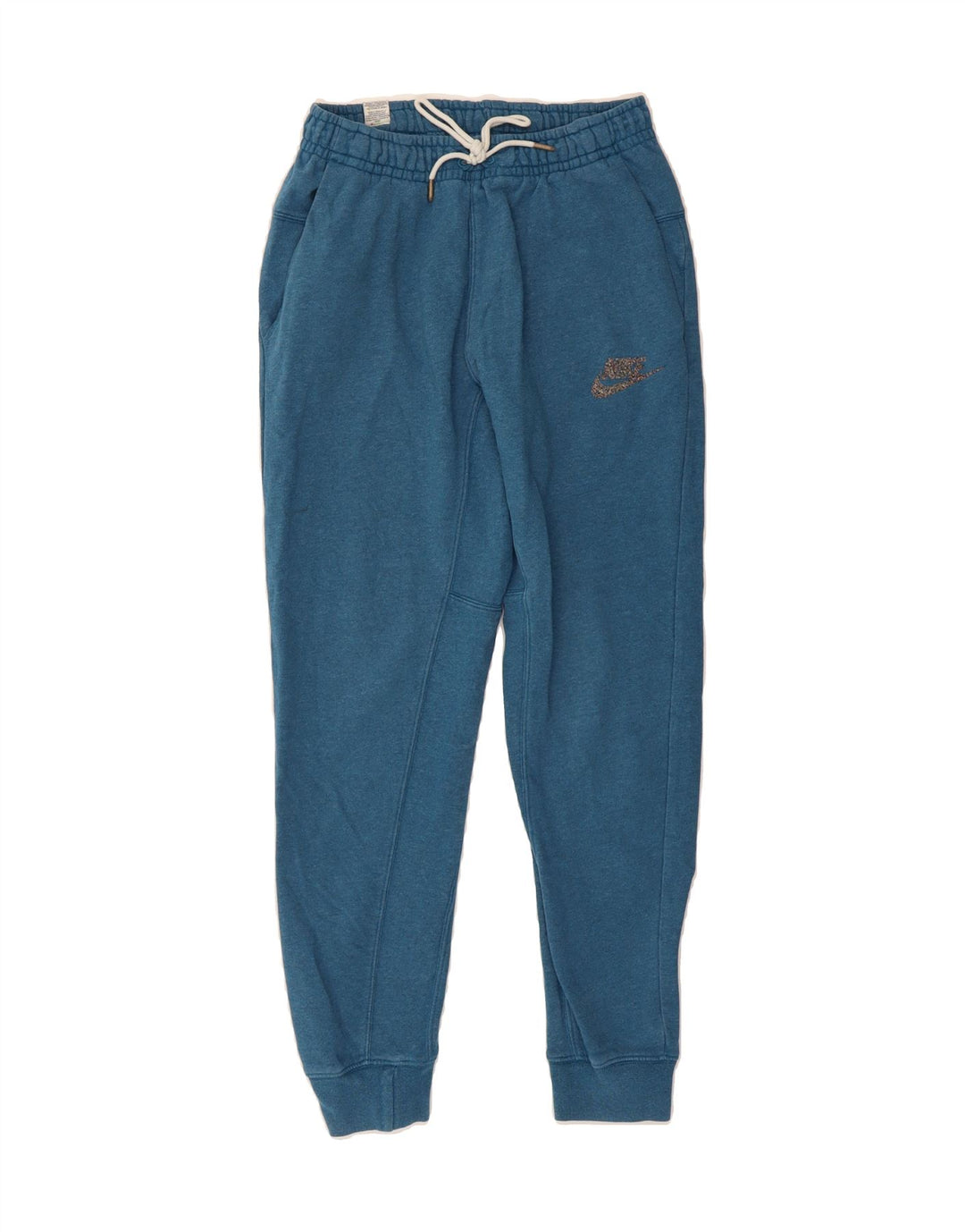 NIKE Mens Tracksuit Trousers Joggers Small  Blue Cotton Vintage Nike and Second-Hand Nike from Messina Hembry 