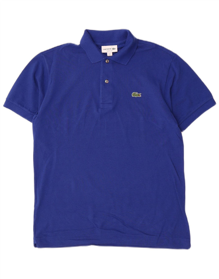 Camisa polo masculina Lacoste Classic Fit tamanho 3 pequeno azul