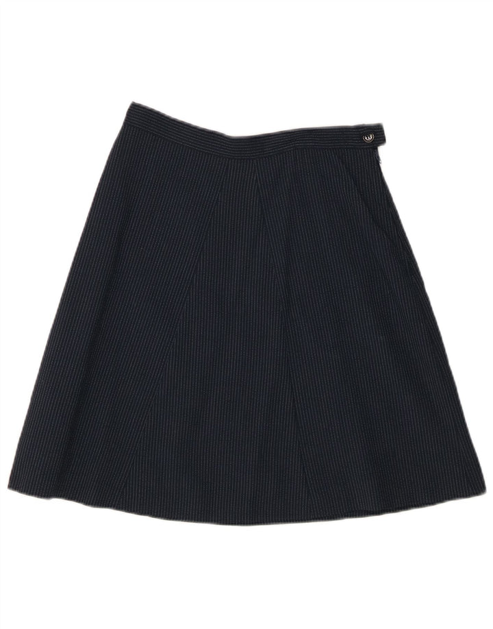 PIERRE CARDIN Conjunto de saia feminina de 2 peças IT 42 Médio W25 L20 Azul marinho