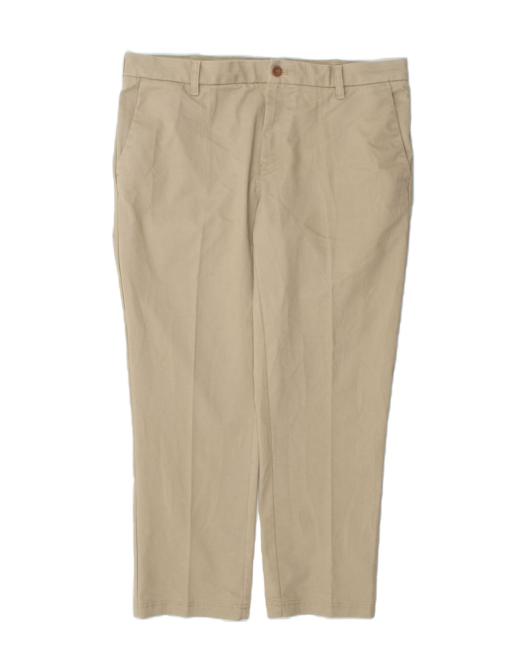IZOD Mens Slim Chino Trousers W36 L29 Beige Cotton Vintage Izod and Second-Hand Izod from Messina Hembry 