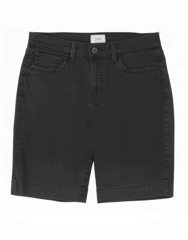 Shorts jeans feminino Levi's US 10 grande W32 algodão azul marinho