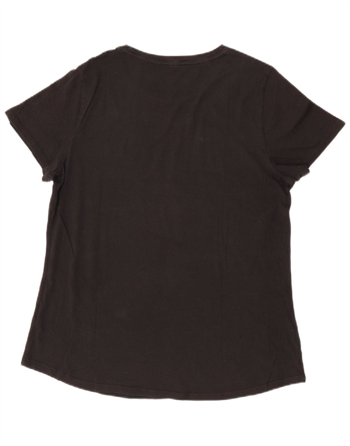 Puma Camiseta Feminina Graphic Top UK 16 Grande Preto