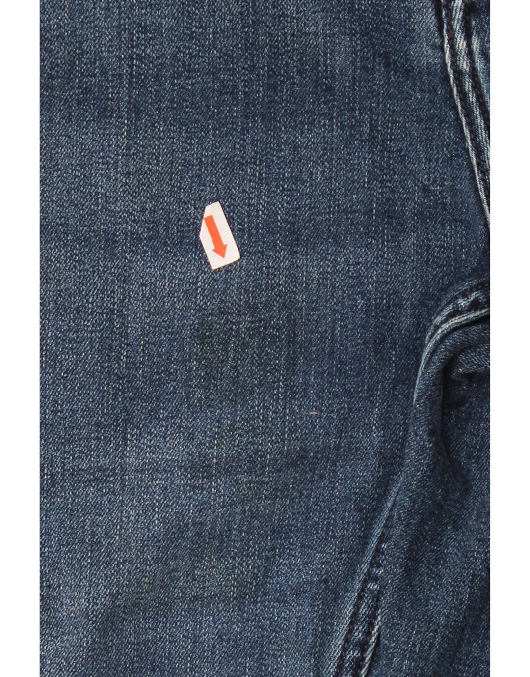 Dkny Mens Slim Jeans W34 L30 Azul Algodão