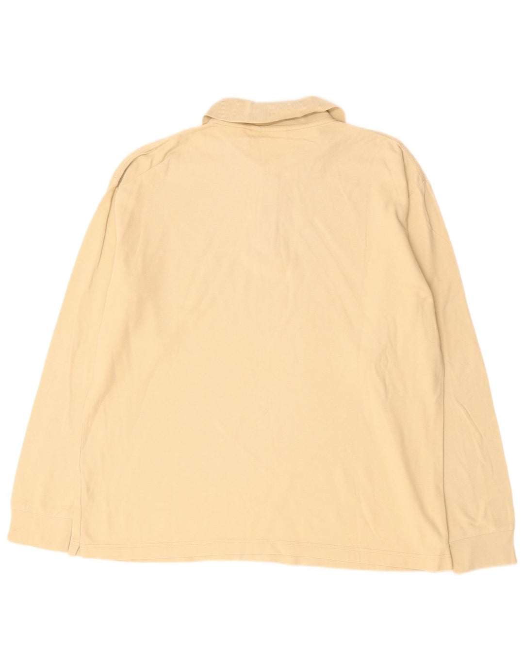 Camisa polo masculina de manga comprida DIADORA IT 50 algodão bege médio