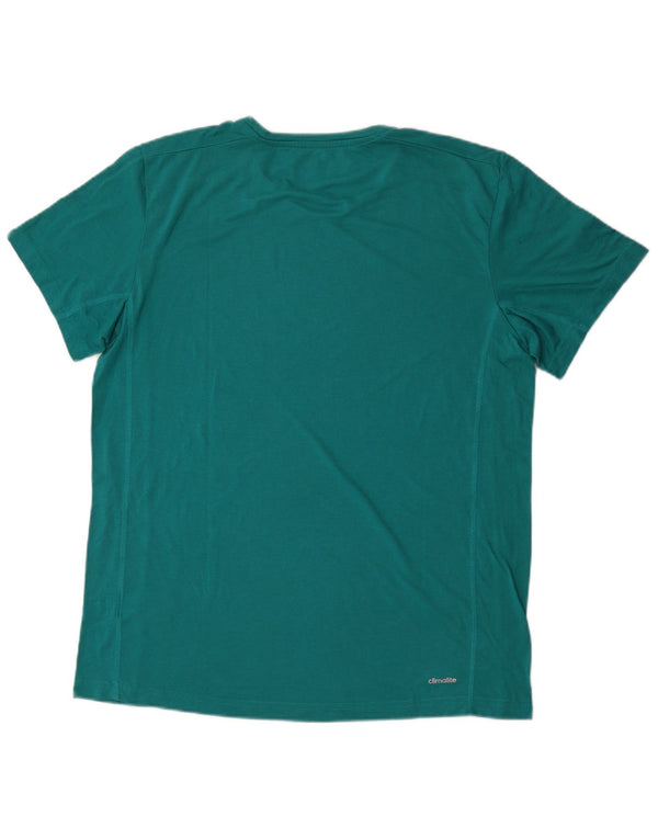 Camiseta Adidas Masculina Climalite Top XL Azul Poliéster