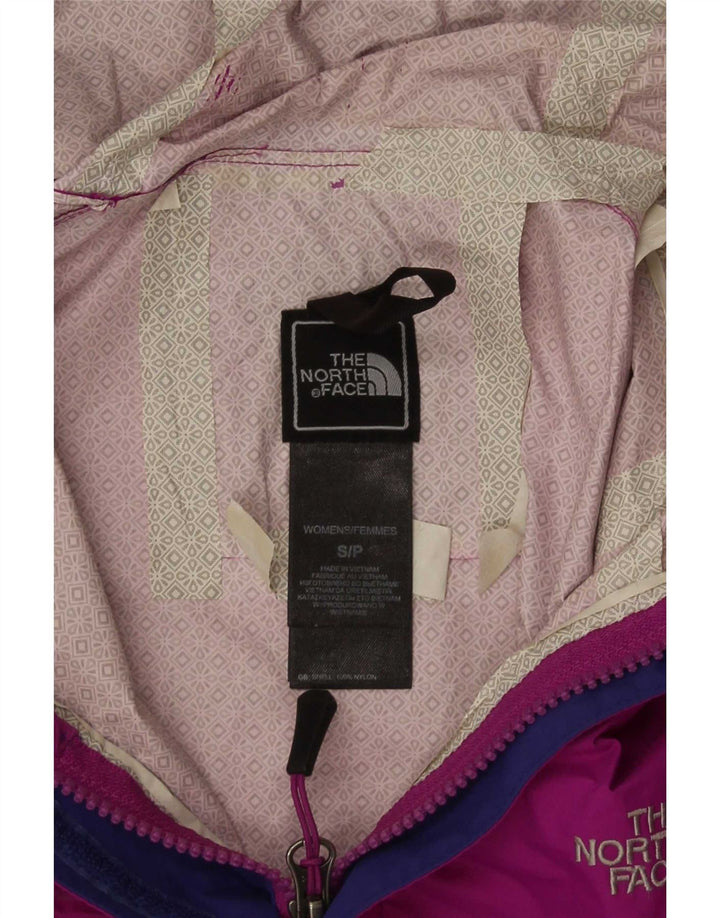 Jaqueta de chuva feminina com capuz The North Face UK 10 pequena marrom nylon