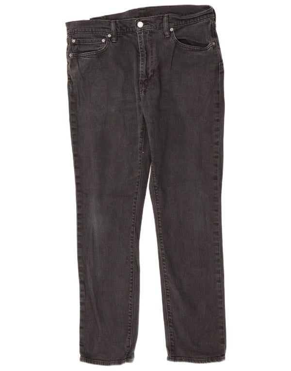 Levi's Mens Jeans Slim W36 L32 Algodão Preto