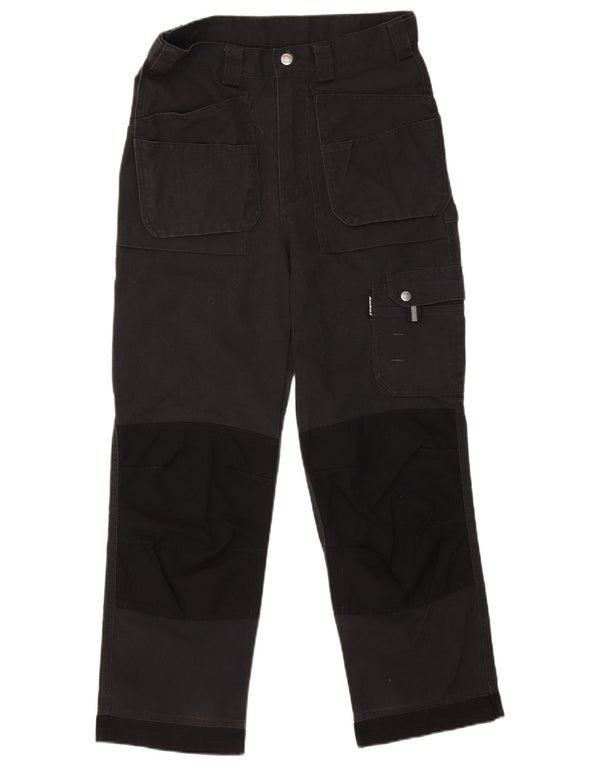 Calças cargo retas masculinas Dickies W30 L28 poliéster preto