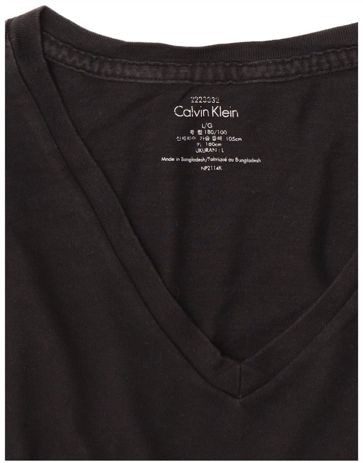 Camiseta masculina CALVIN KLEIN grande preta
