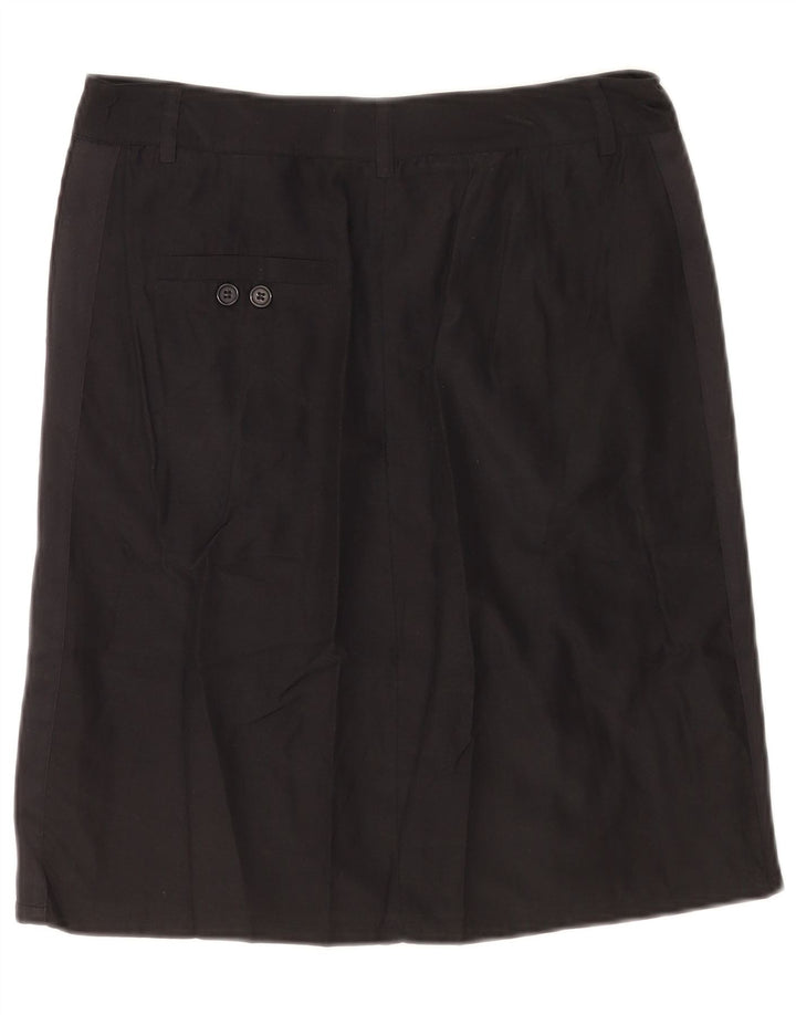 Saia reta feminina Sisley W30 médio preto