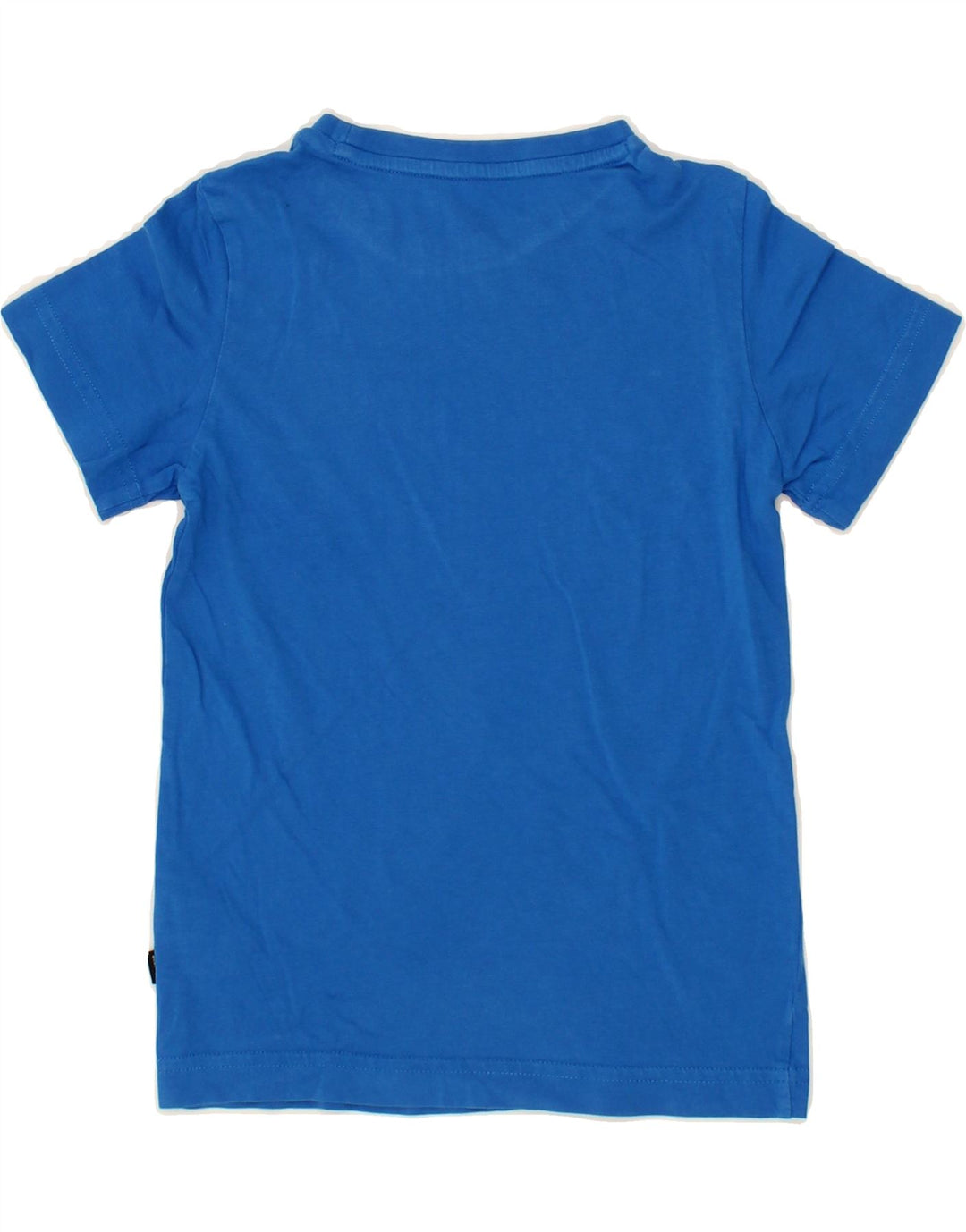 PUMA Boys Graphic T-Shirt Top 7-8 Years Blue Vintage Puma and Second-Hand Puma from Messina Hembry 