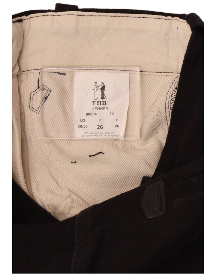 Calça cargo feminina FHB Bootcut W38 L30 algodão preto