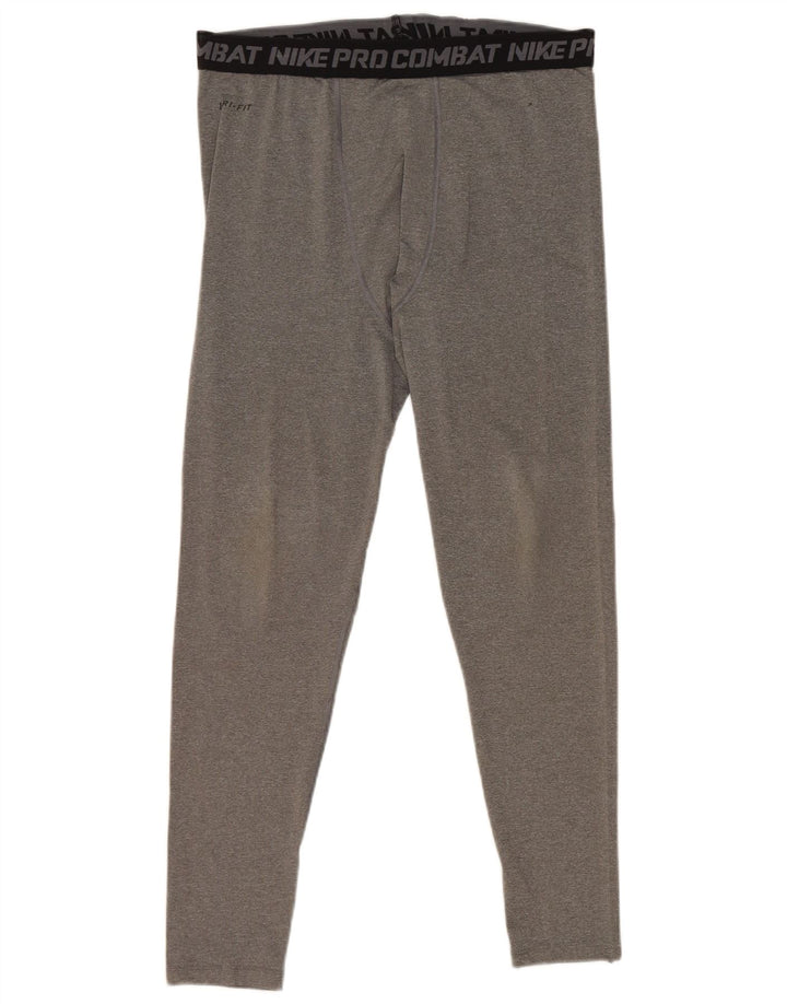Leggings Nike Masculino Compression Graphic Crop 2XL Cinza Colourblock