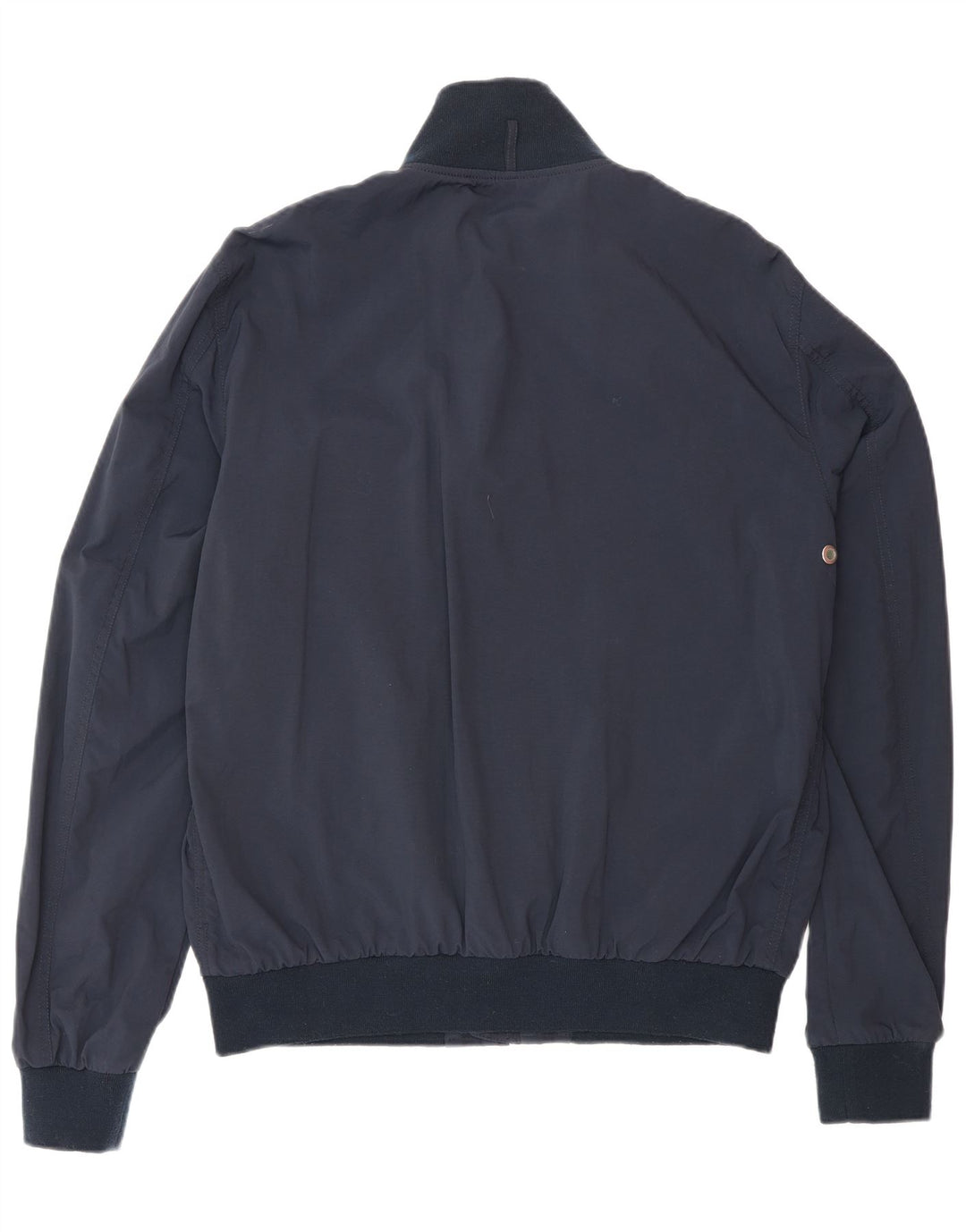 Gas Mens Bomber Jacket UK 40 Grande Poliamida Azul Marinho