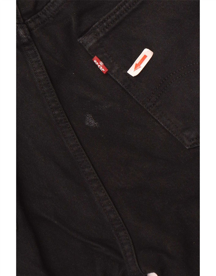 Jeans Levi's 501 Straight Masculino W32 L34 Algodão Preto
