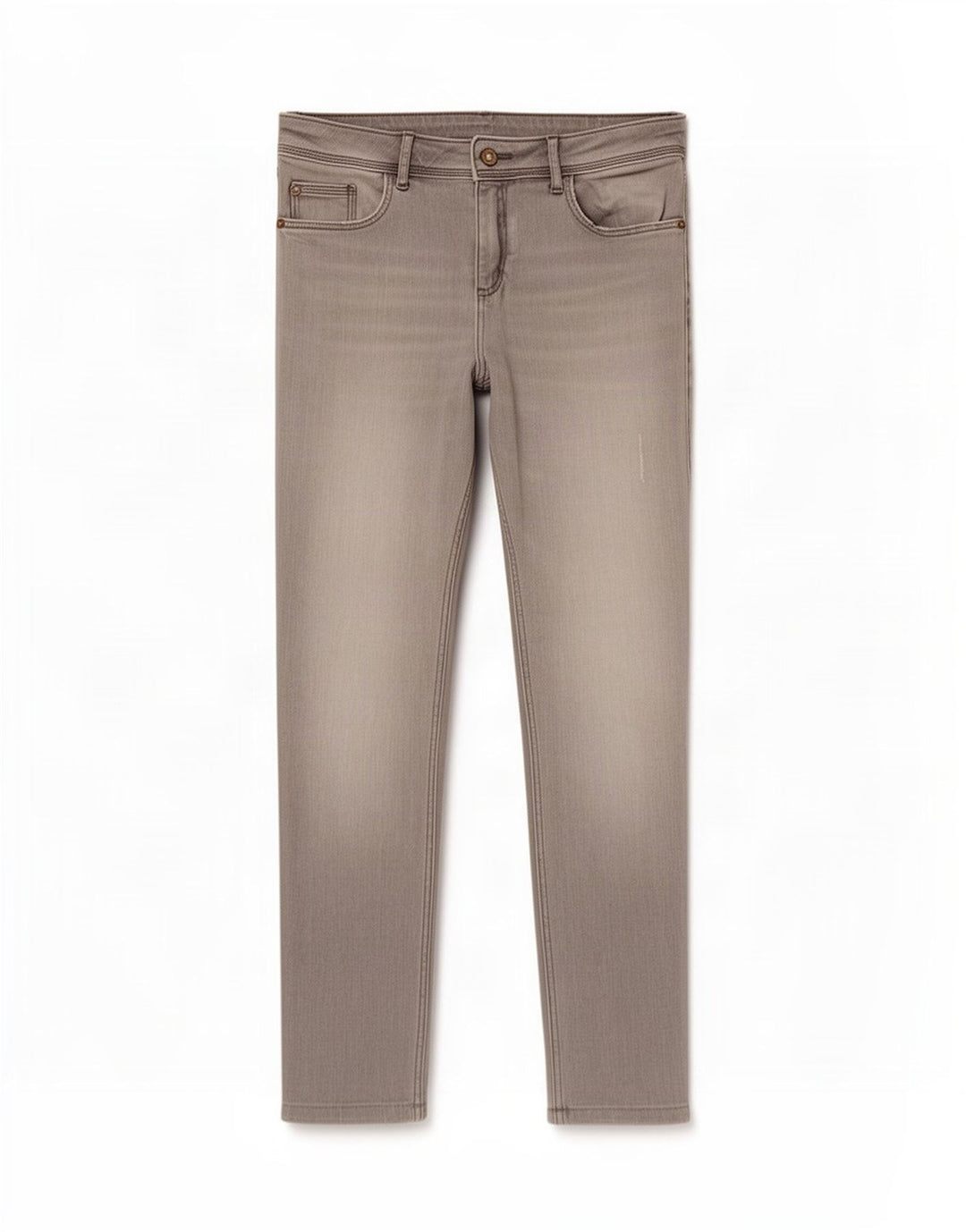 Calça jeans feminina Zara EU 38 pequena W28 L24 cinza