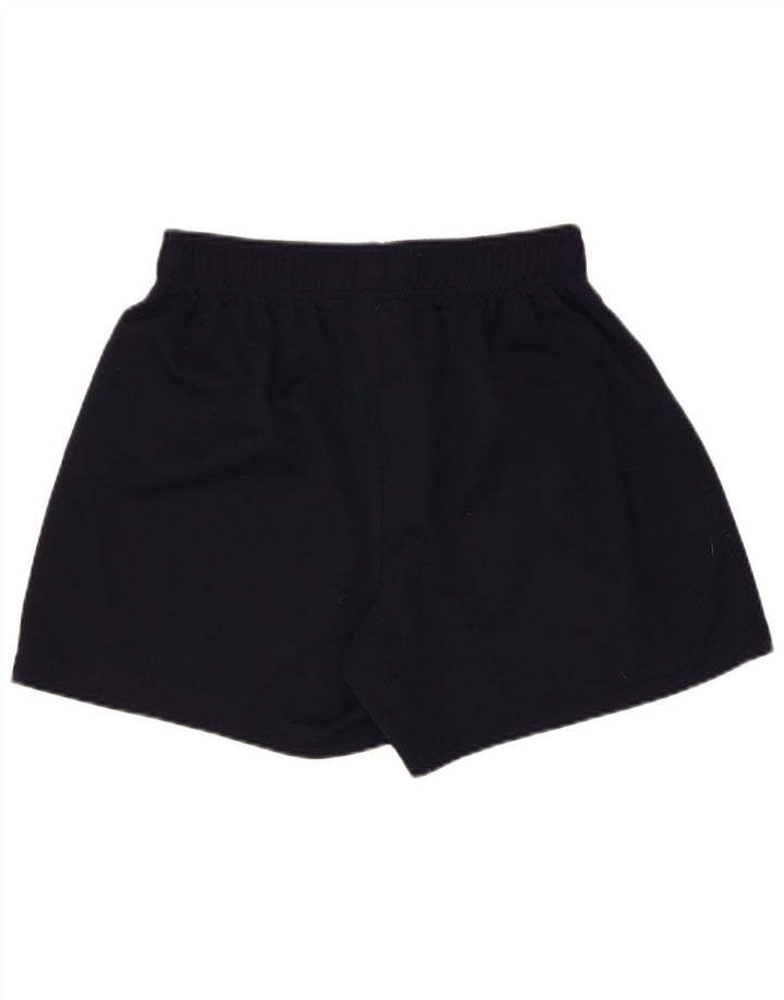 Shorts esportivos masculinos Reebok pequeno poliéster azul marinho