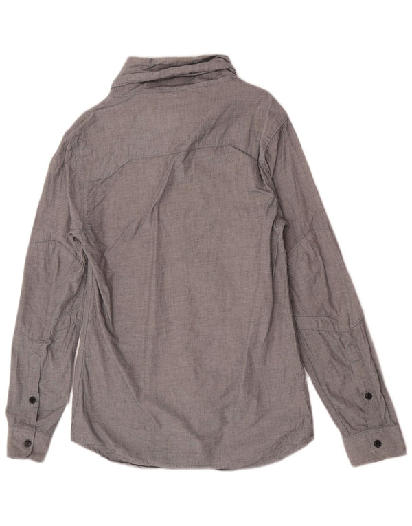 Camisa masculina Jack & Jones com gola redonda e algodão cinza pequeno