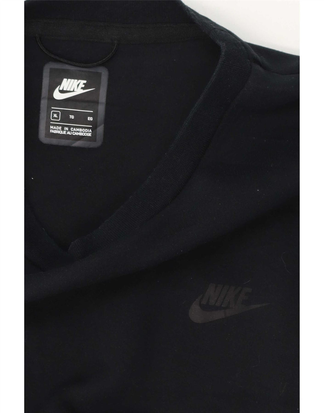 Nike Masculino Top Manga Longa XL Azul Marinho