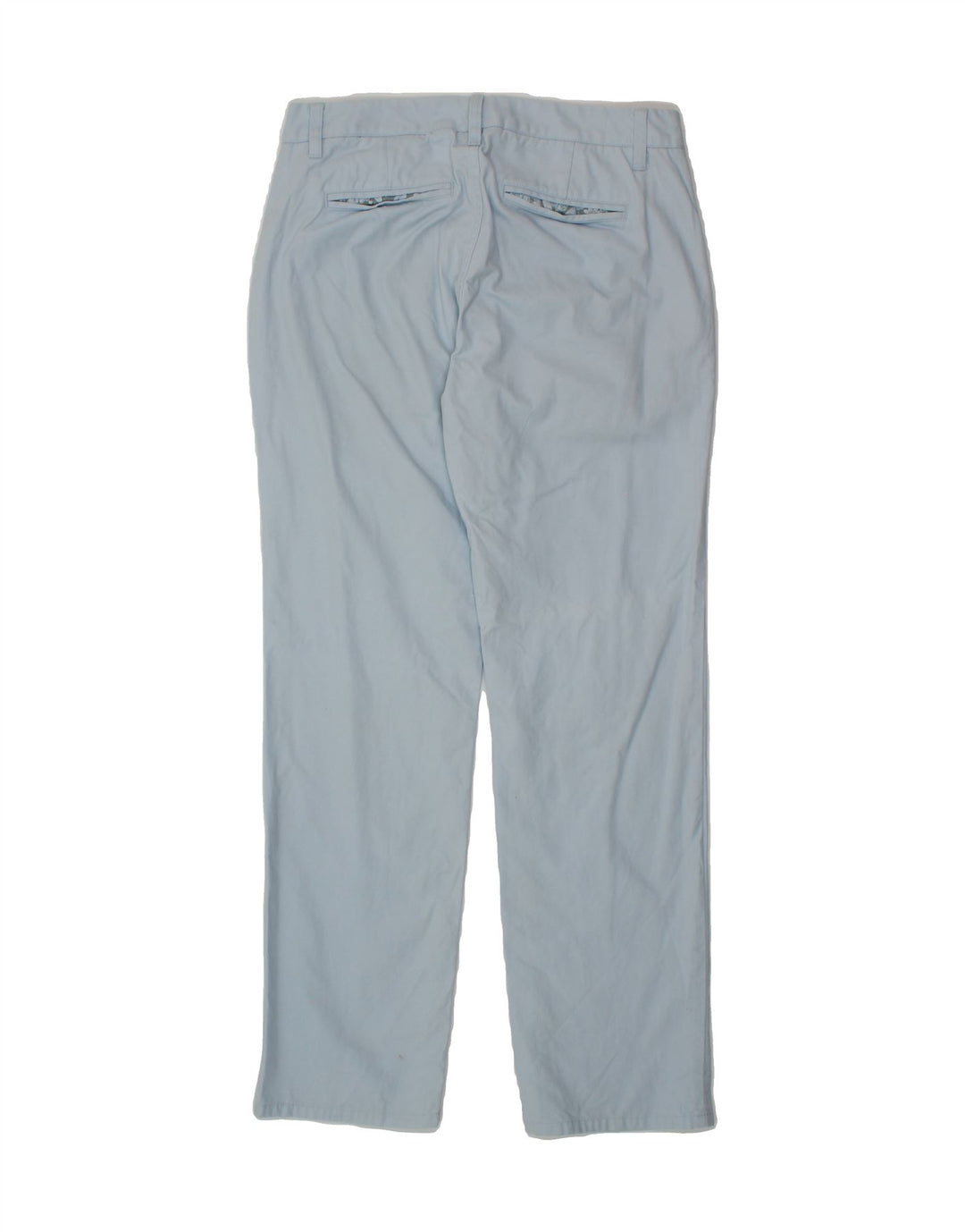 BONOBOS Mens Straight Chino Trousers W30 L30 Blue Cotton Vintage BONOBOS and Second-Hand BONOBOS from Messina Hembry 