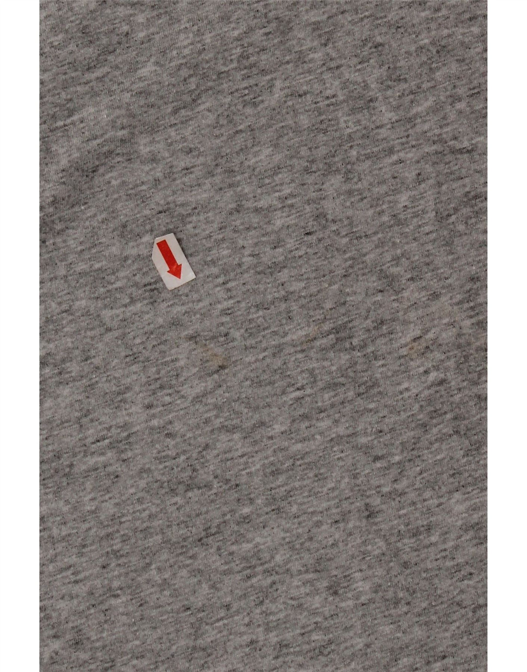 Camiseta masculina VANS Classic Fit Top cinza médio manchado de algodão