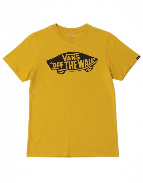 Camiseta Vans Feminina Graphic UK 6 XS Amarelo Algodão