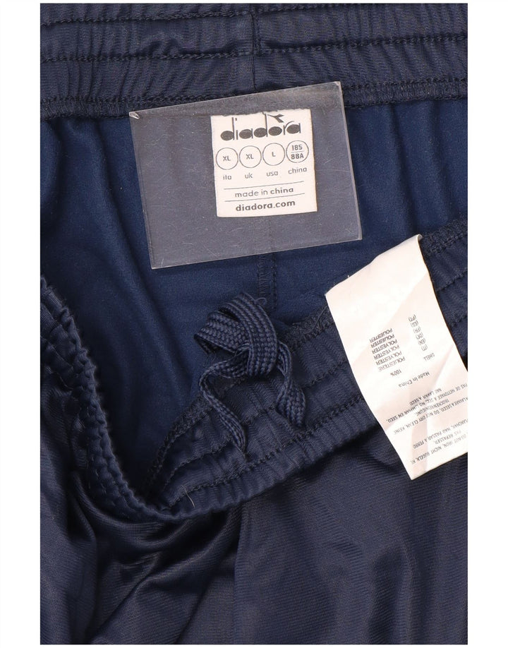 Calça de treino masculina DIADORA Joggers XL azul marinho poliéster