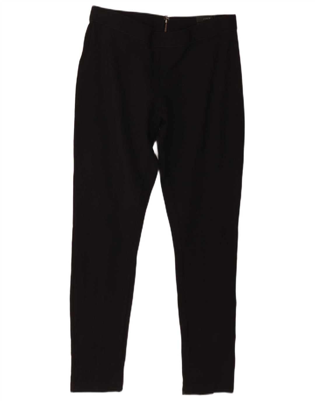 J. Crew Calça feminina casual Pixie cintura média EUA 10 grande W28 L27 preta