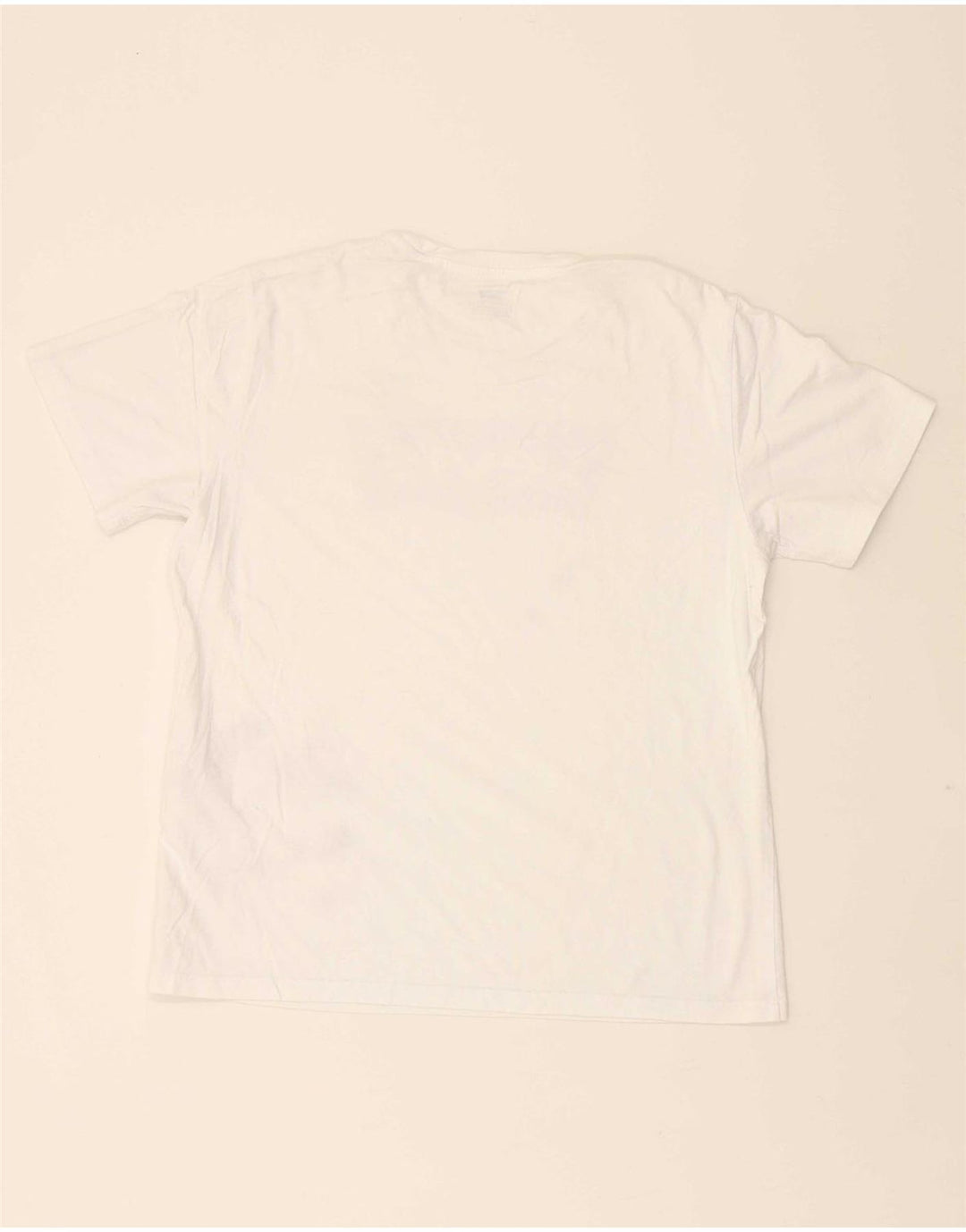 Camiseta gráfica masculina LEVI'S Top médio algodão branco