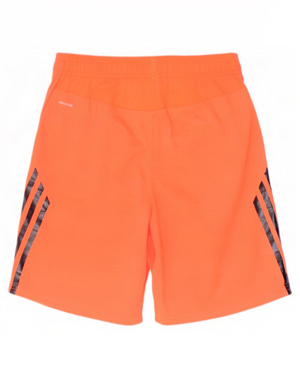 Shorts esportivos Adidas Boys Climacool 13-14 anos laranja poliéster