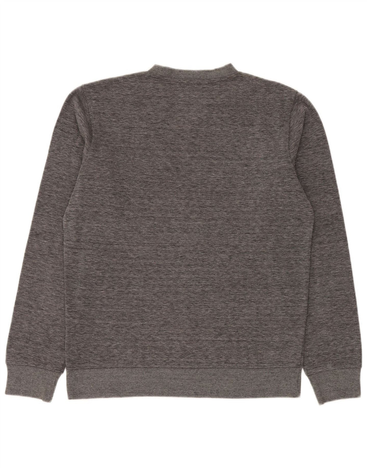 Suéter masculino Quiksilver regular fit, poliéster manchado cinza médio