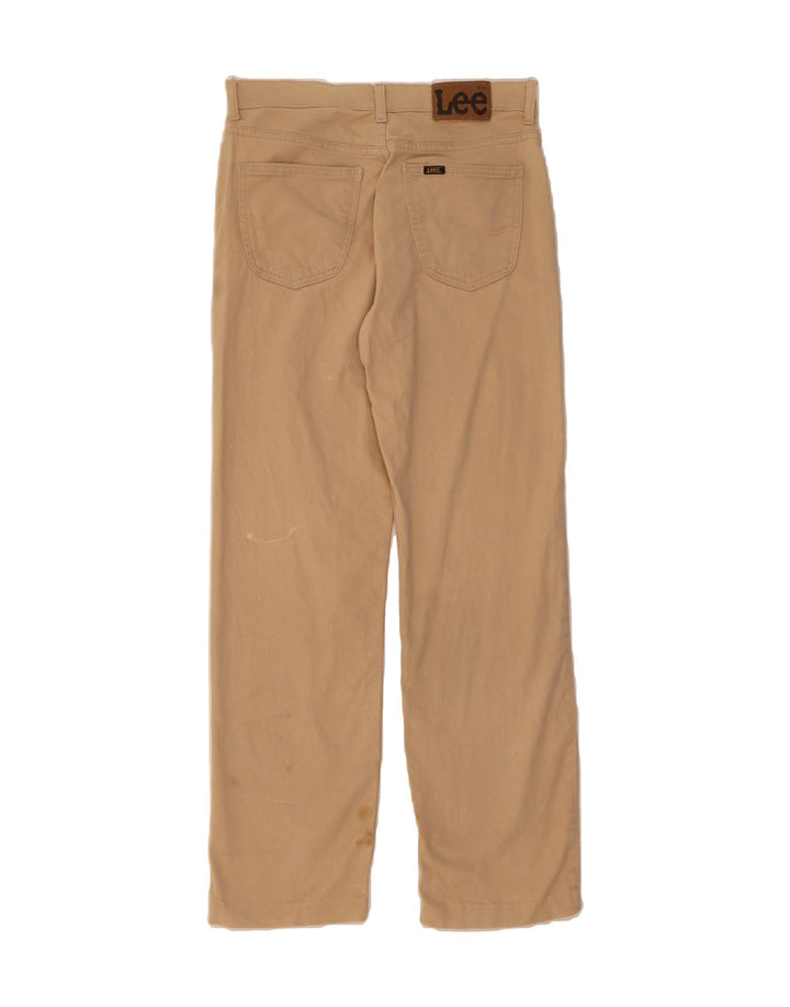 LEE Mens Brooklyn Straight Casual Trousers W32 L34 Beige Cotton Vintage Lee and Second-Hand Lee from Messina Hembry 