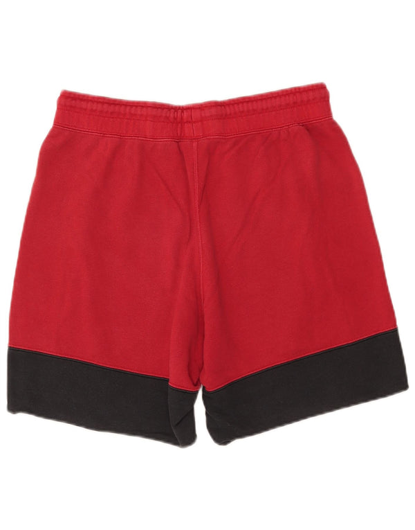 Jordan Mens Sport Shorts Pequeno Algodão Colorblock Vermelho