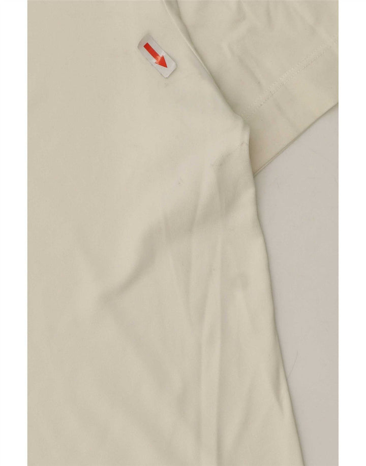 Calvin Klein Jeans Camisa polo masculina grande branca